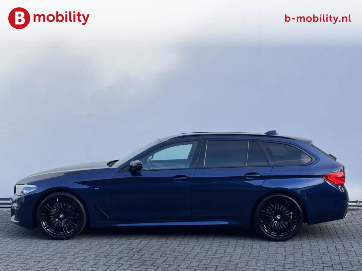 530i High Executive M-Sport 'Mediterran Blau' Trekhaak 2.000kg | Head-Up | Harman Kardon | Driving Assist. | DAB