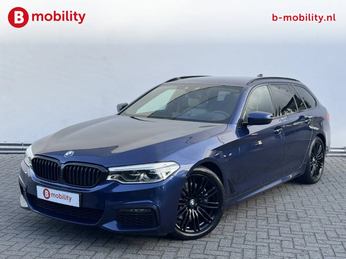 530i High Executive M-Sport 'Mediterran Blau' Trekhaak 2.000kg | Head-Up | Harman Kardon | Driving Assist. | DAB