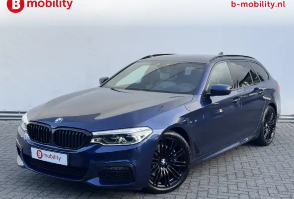 530i High Executive M-Sport 'Mediterran Blau' Trekhaak 2.000kg | Head-Up | Harman Kardon | Driving Assist. | DAB