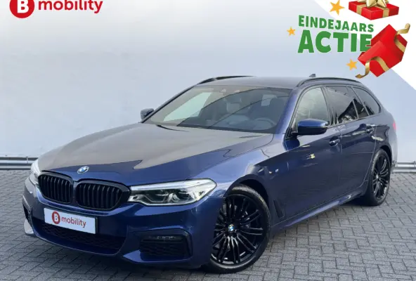 530i High Executive M-Sport 'Mediterran Blau' Trekhaak 2.000kg | Head-Up | Harman Kardon | Driving Assist. | DAB
