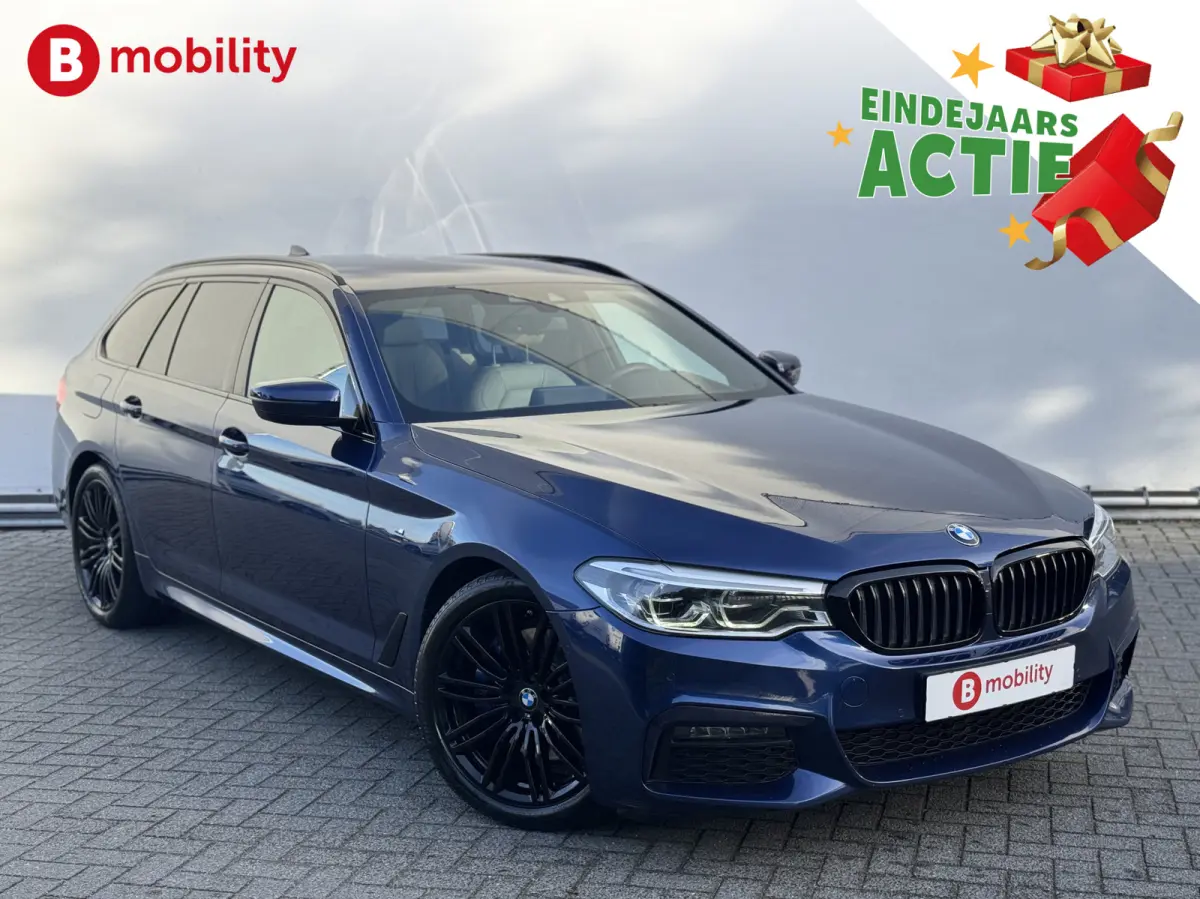 530i High Executive M-Sport 'Mediterran Blau' Trekhaak 2.000kg | Head-Up | Harman Kardon | Driving Assist. | DAB