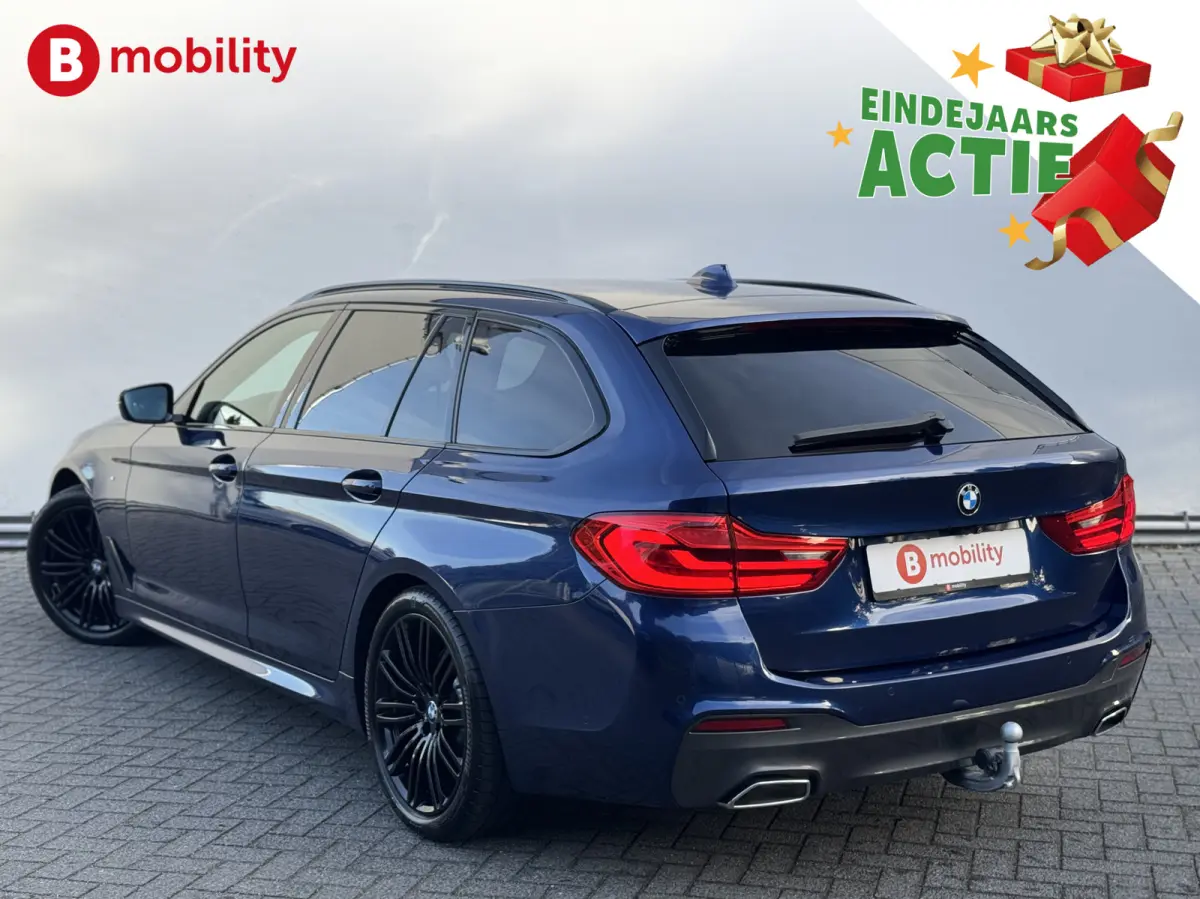 530i High Executive M-Sport 'Mediterran Blau' Trekhaak 2.000kg | Head-Up | Harman Kardon | Driving Assist. | DAB