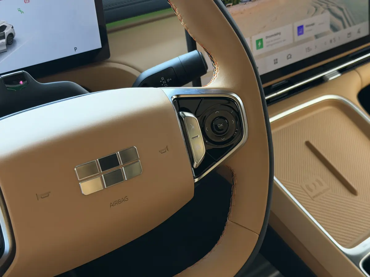 MAX+ PHEV LONG RANGE | BRUIN LEER | 29,8 kWh ACCU | 136 KM WLTP | PANORAMADAK | STOELVERWARMING/KOELING | LEER | MET MASSAGE Geely Wijchen