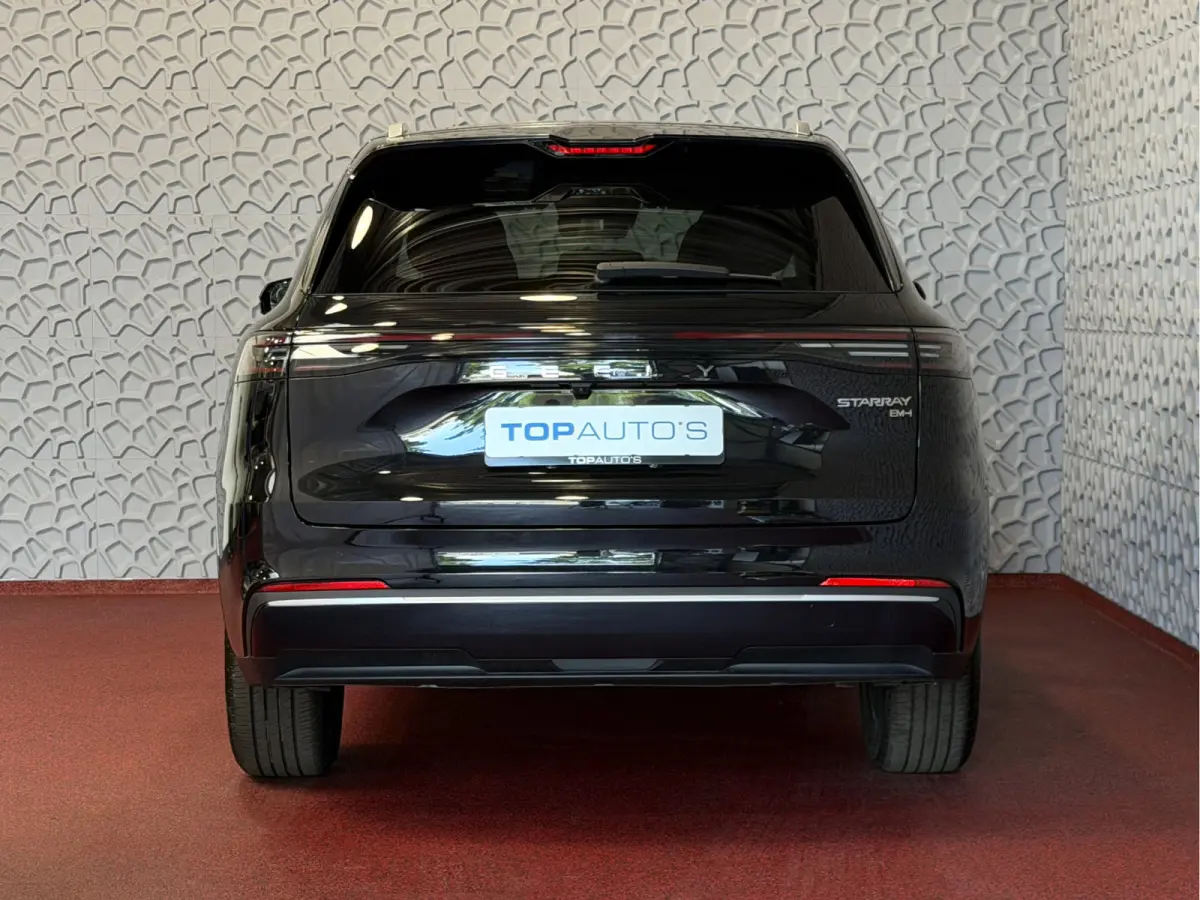 MAX+ PHEV LONG RANGE | BRUIN LEER | 29,8 kWh ACCU | 136 KM WLTP | PANORAMADAK | STOELVERWARMING/KOELING | LEER | MET MASSAGE Geely Wijchen