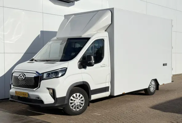 Plancher 65kWh Elektrisch 172km WLTP Bakwagen Lowliner LED Airco Adaptieve Cruise Camera Carplay Parkeersensoren Foodtruck Meubelbak Paardenwagen