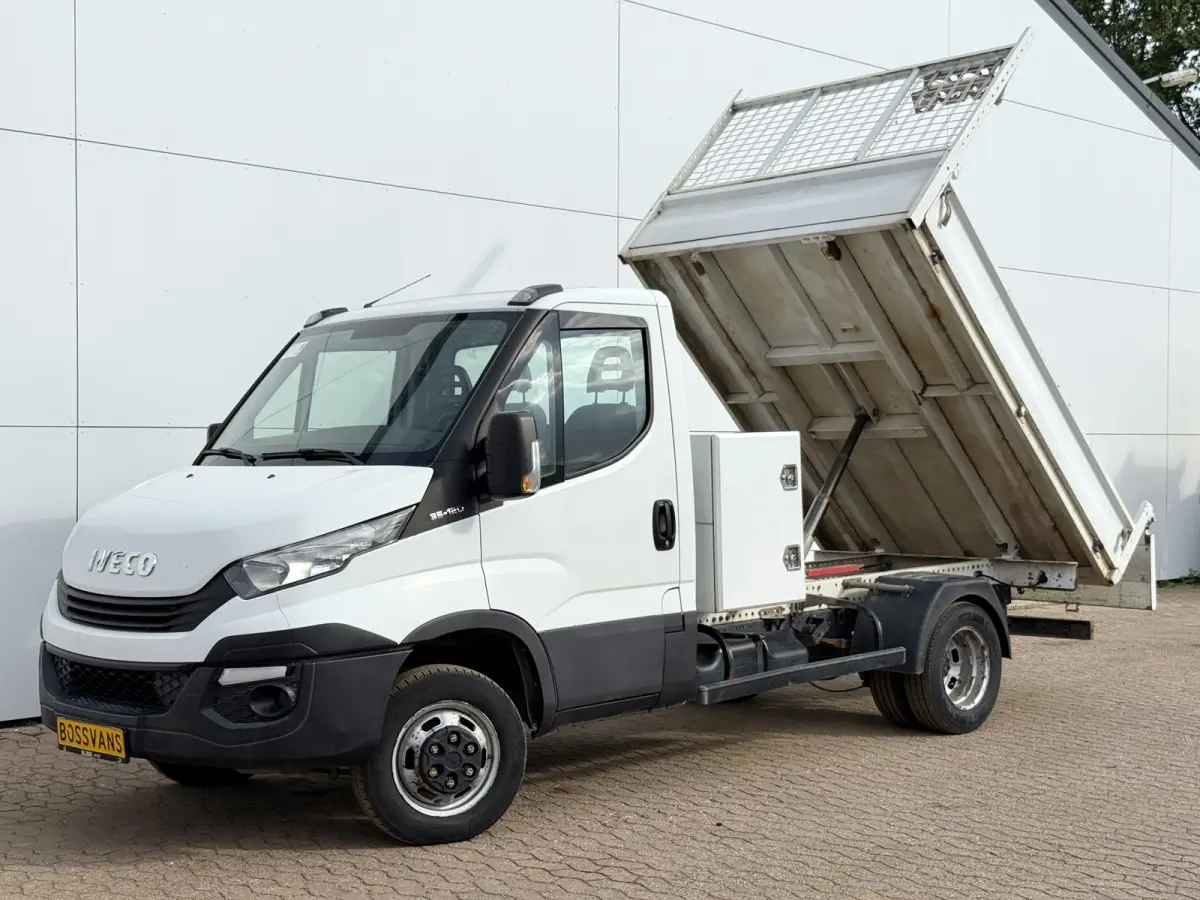 35C12 2.3 Kipper Dubbellucht Airco 3.5t Trekhaak Cruise Control Benne Tipper