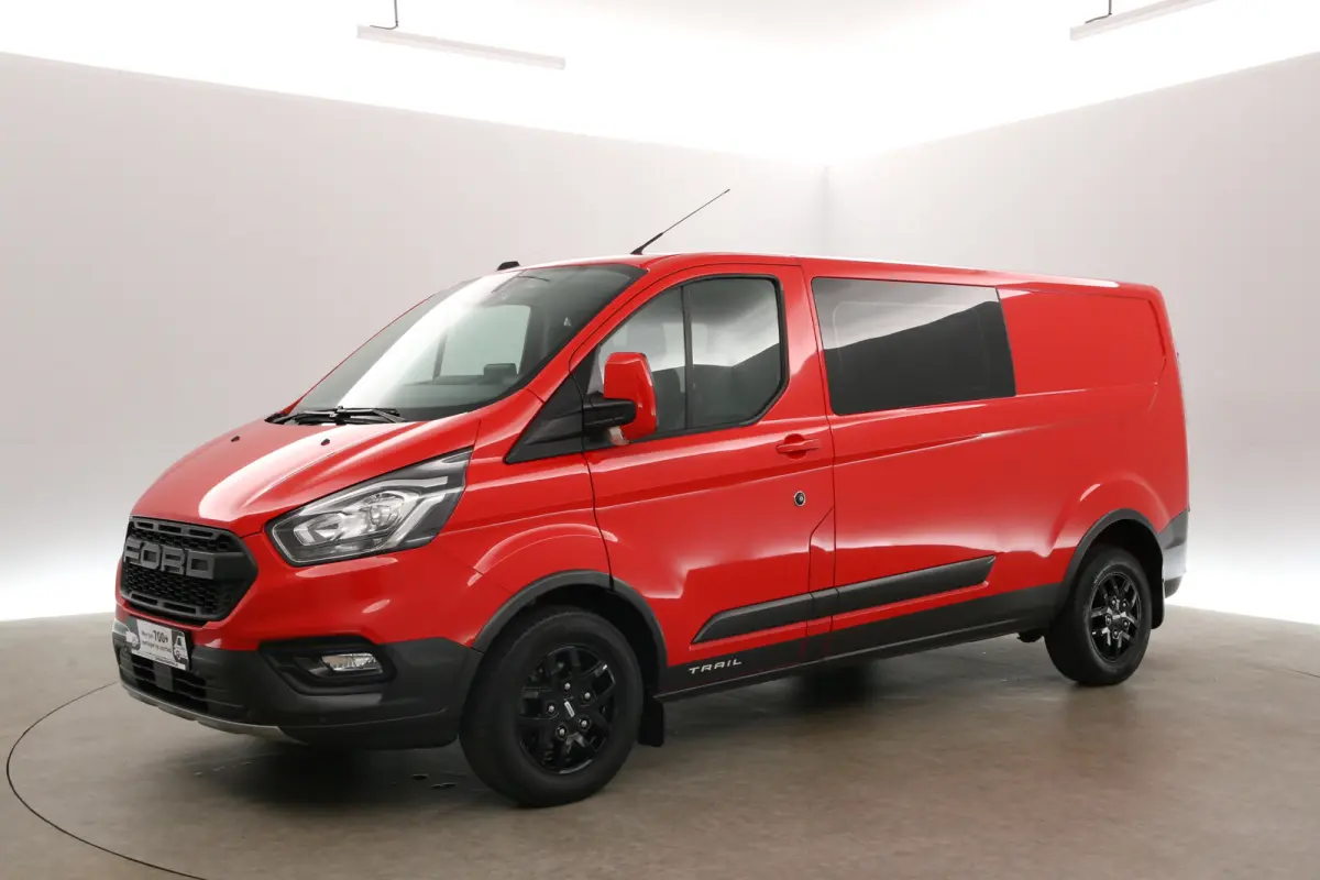 2.0 TDCI L2H1 TRAIL | DC | 6 Zits | Airco | Camera | Cruise | Carplay | Leder | Parkeersens.