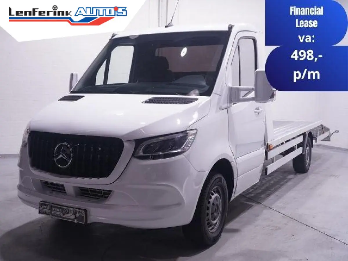 319 CDI 3.0 V6 190 pk Autotransporter Marge Auto Airco, Cruise Control, LED Koplampen, Trekhaak, 2-Zits