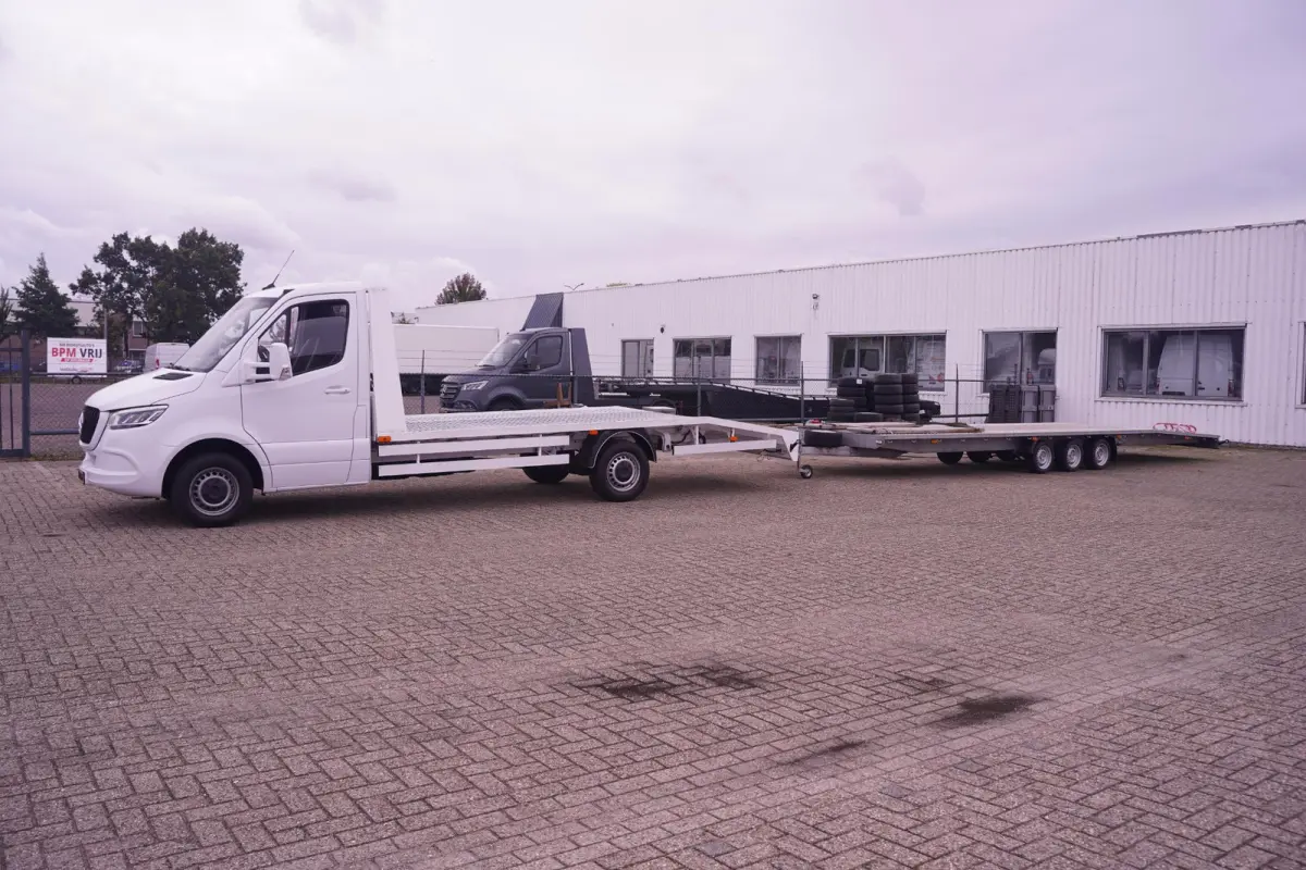319 CDI 3.0 V6 190 pk Autotransporter Marge Auto Airco, Cruise Control, LED Koplampen, Trekhaak, 2-Zits