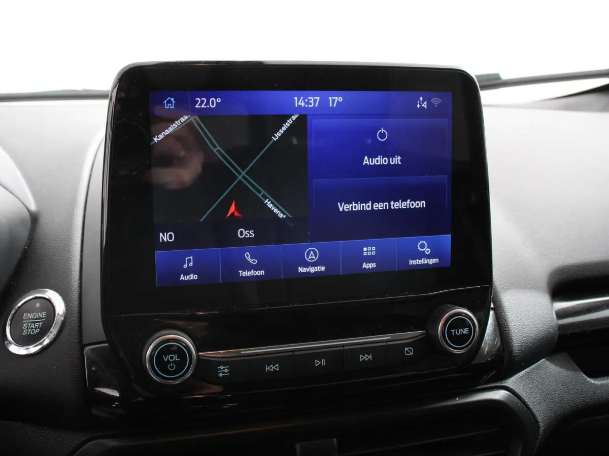1.0 EcoBoost ST-Line Black Climate control Navigatie Parkeersensoren Camera Sfeerverlichting Lichtmetalen velgen