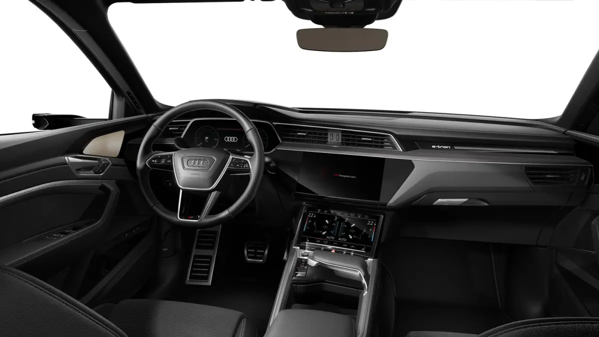 55 quattro S Edition 115 kWh Panoramadak - Adaptieve Cruise Control - Head up - Akoestisch zijruiten - Sportstoelen - Elektrisch verstelbaar stuurwiel - Uitgebreide interieurvoorverwarming -