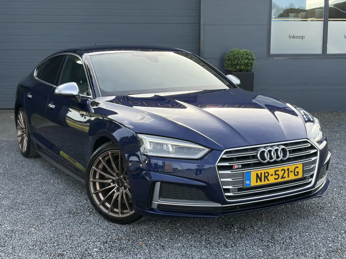 S5 3.0 TFSI S5 quattro Pro Line Plus ✓2e Eigenaar✓Dealer Onderhouden✓354pk✓Virtual Cockpit✓Navi✓Trekhaak✓Alcantara✓Keyless✓Stoelverw✓Clima✓Cruise✓SLmv Winterset✓N.A