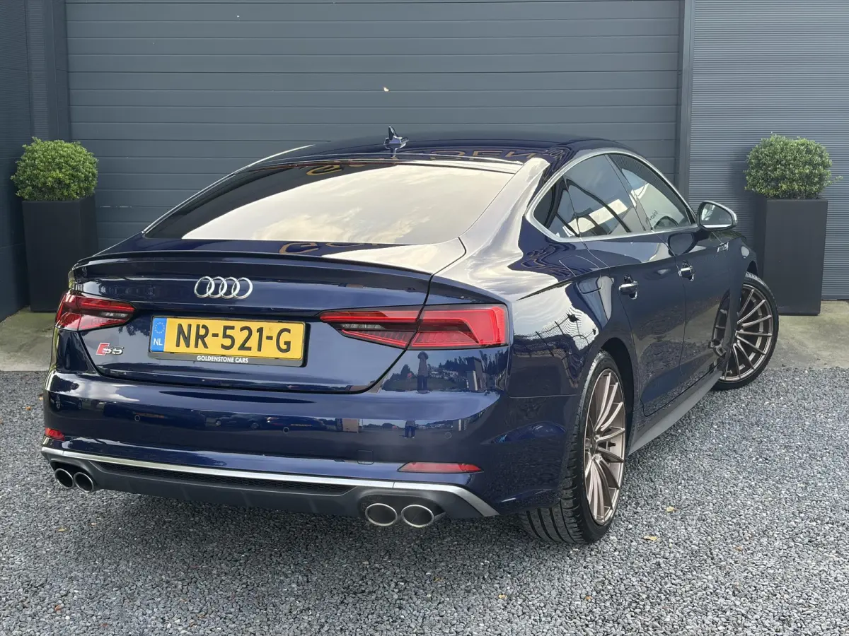 S5 3.0 TFSI S5 quattro Pro Line Plus ✓2e Eigenaar✓Dealer Onderhouden✓354pk✓Virtual Cockpit✓Navi✓Trekhaak✓Alcantara✓Keyless✓Stoelverw✓Clima✓Cruise✓SLmv Winterset✓N.A