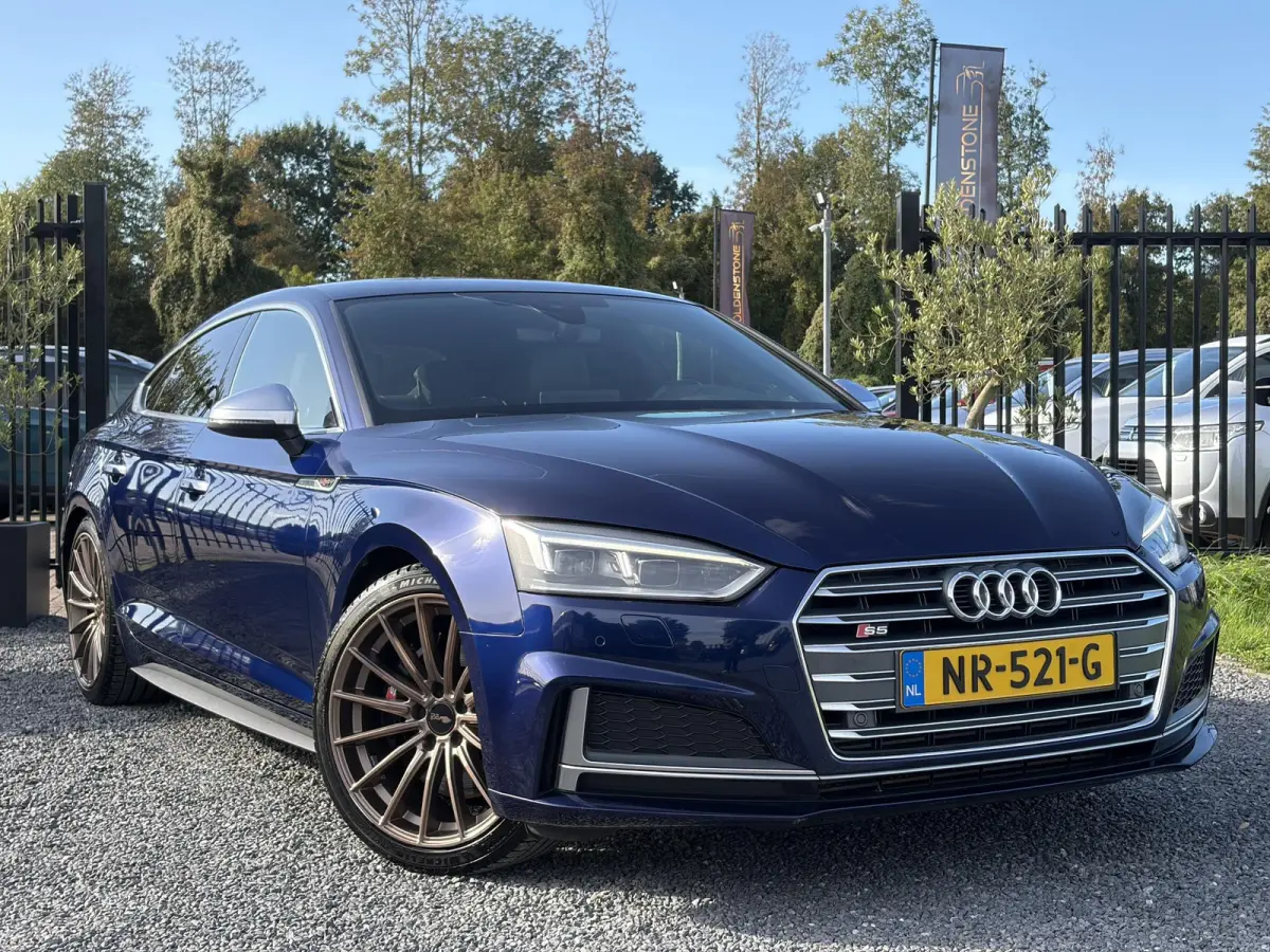 S5 3.0 TFSI S5 quattro Pro Line Plus ✓2e Eigenaar✓Dealer Onderhouden✓354pk✓Virtual Cockpit✓Navi✓Trekhaak✓Alcantara✓Keyless✓Stoelverw✓Clima✓Cruise✓SLmv Winterset✓N.A