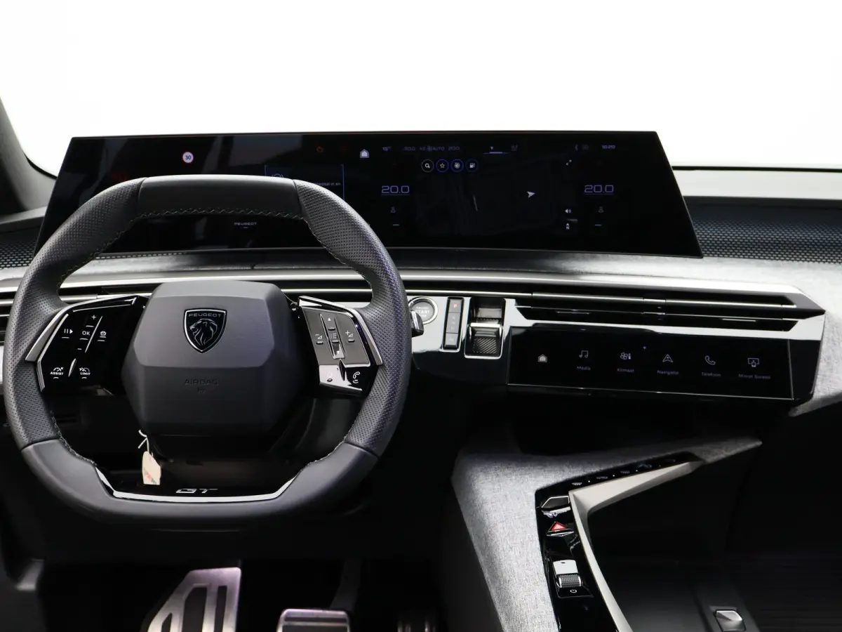 1.2 Hybrid 145 GT | Draadloze Carplay | Camera | Stoelverwarming | Stuurwielverwarming | PDC V+A | Keyless | Cruise Control Adaptief | 19" Lichtmetalen Velgen | Navigatie