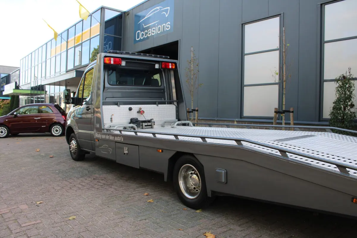 519 1.9 CDI L3 RWD met Tijhof aanhanger en Tijhof opbouw