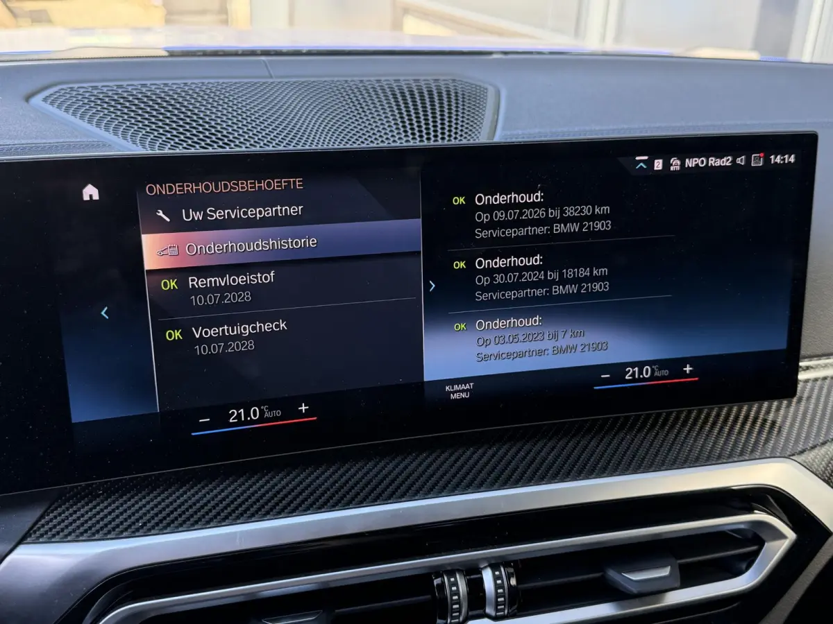 M50 High Executive 84 kWh 19"/Lederen M-stoelen + memory/Harman Kardon/Keyless/Camera/Adaptief M onderstel/Stoelverwarming