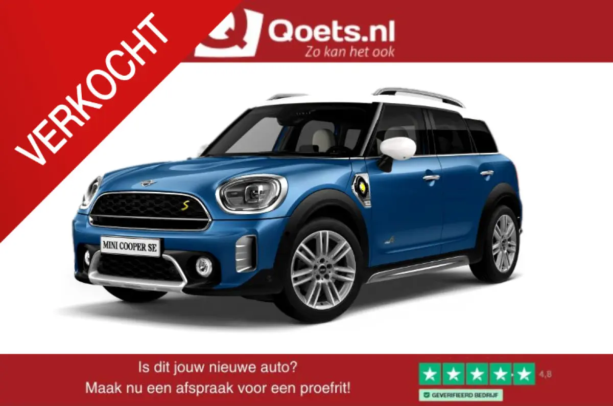 Cooper ALL4 Panoramadak - Active Cruise Control - Harman Kardon - Head up - Elektrisch verwarmbare/verstelbare voorstoelen - Elektrische achterklep - Comfort acces - Driving Assistant -