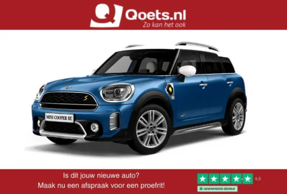 Cooper ALL4 Panoramadak - Active Cruise Control - Harman Kardon - Head up - Elektrisch verwarmbare/verstelbare voorstoelen - Elektrische achterklep - Comfort acces - Driving Assistant -