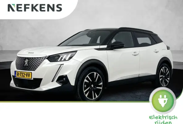 SUV EV GT Pack 50 kWh 136pk | Accu 96% | Navigatie | Achteruitrijcamera | Full Led koplampen | Sportstoelen Leder/Alcantara | 3D Cockpit | Keyless | Parkeersensoren v+a | Adaptieve Cruise Co