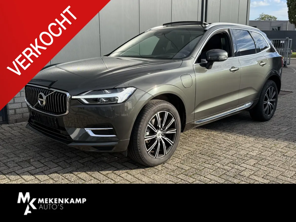 2.0 Recharge T6 AWD Inscription 19"/Panoramadak/Trekhaak/Leder + memory/Adaptieve cruise/Stoel + stuurverwarming/360 camera/Keyless/Dodehoek/Apple Carplay & Android Auto