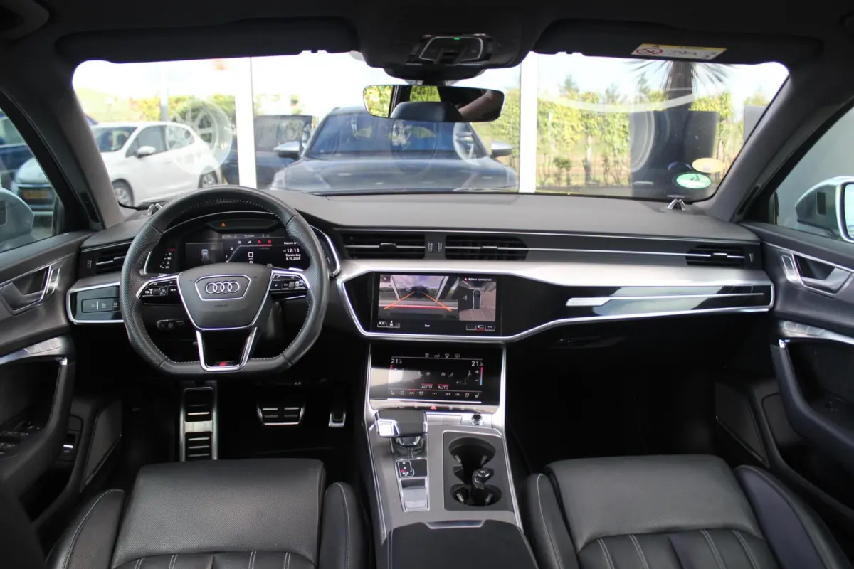 S6 TDI quattro 350 pk | Dakraam | B&O | Stoelventilatie | 360 Camera | Leer | Trekhaak | Stoelverwarming | DAB | Drive select | Cruise control |
