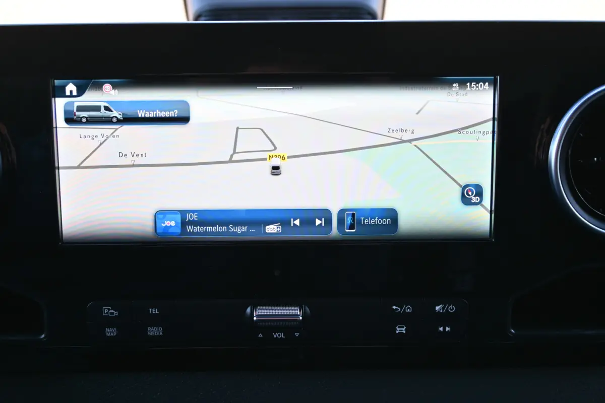 317 CDI L2H2 Pro LED, Geveerde stoel, Navigatie met camera