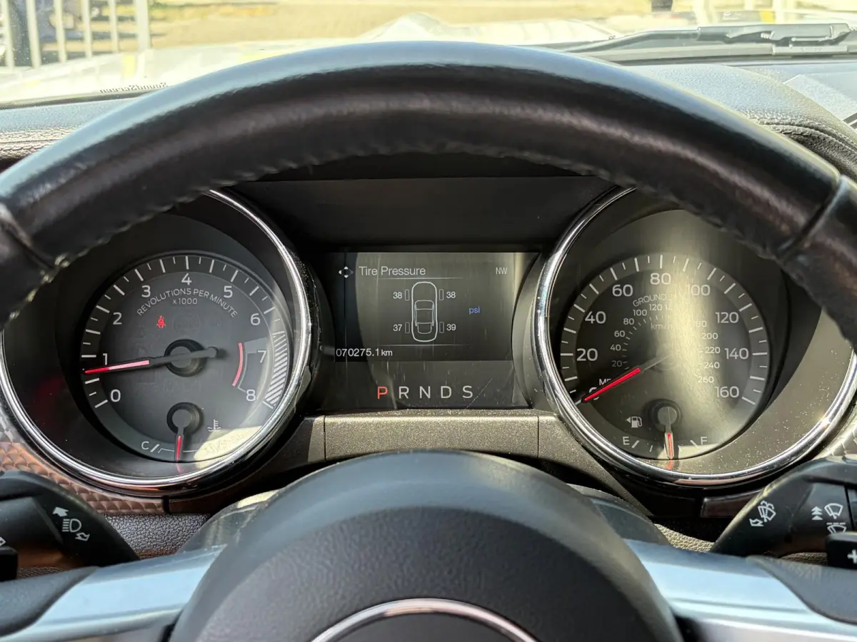 2.3 EcoBoost / 317 PK / Automaat / Race-Striping / Borla Performance sport-uitlaat / Vol-lederen stoelen mét verwarming en koeling / Keyless entry / Schakelflippers stuurwiel / Xenon lampen