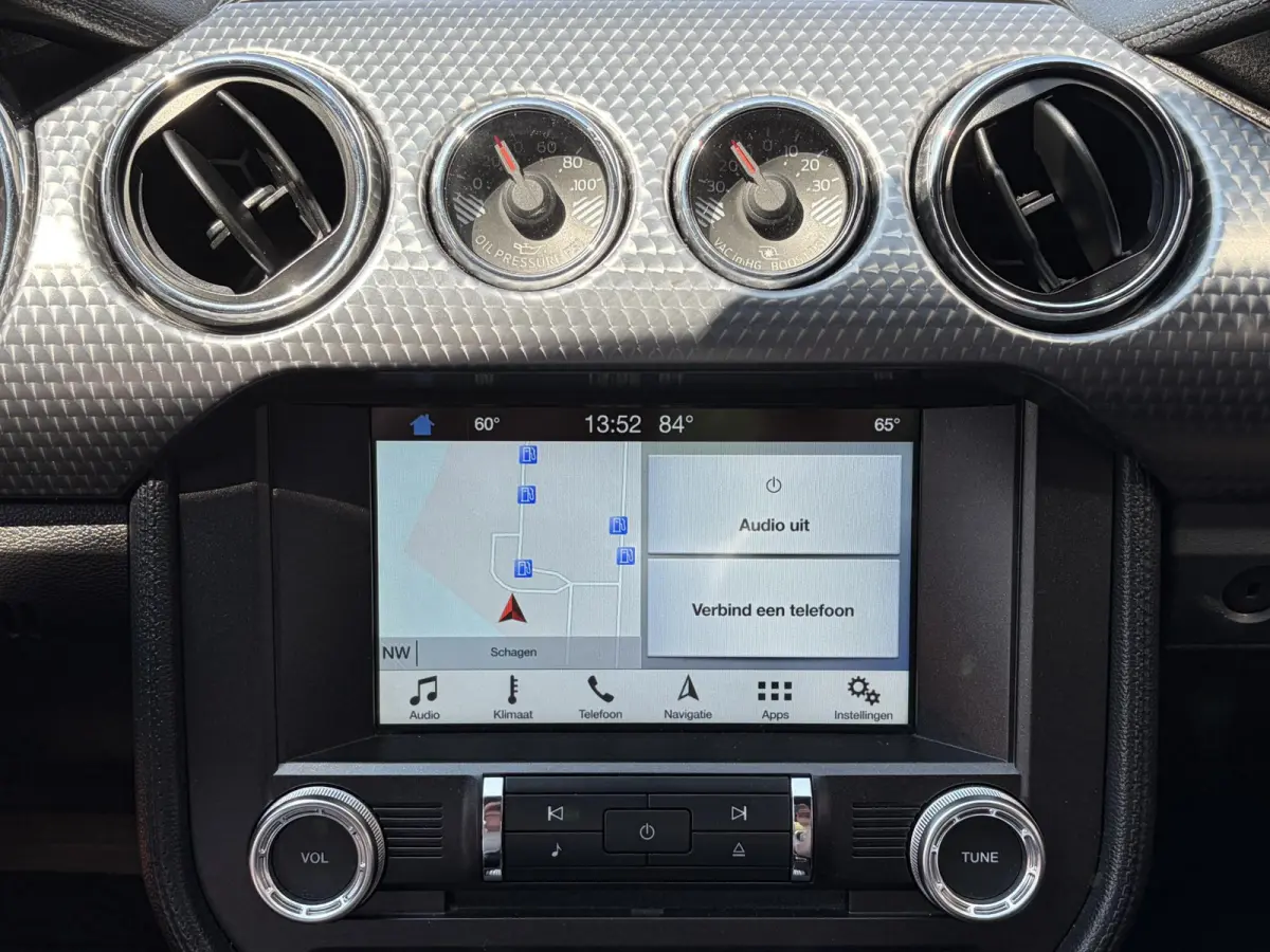 2.3 EcoBoost / 317 PK / Automaat / Race-Striping / Borla Performance sport-uitlaat / Vol-lederen stoelen mét verwarming en koeling / Keyless entry / Schakelflippers stuurwiel / Xenon lampen