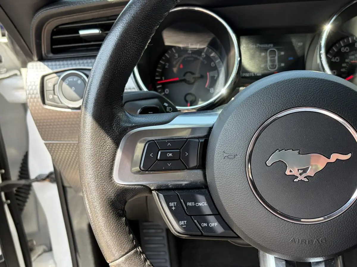2.3 EcoBoost / 317 PK / Automaat / Race-Striping / Borla Performance sport-uitlaat / Vol-lederen stoelen mét verwarming en koeling / Keyless entry / Schakelflippers stuurwiel / Xenon lampen