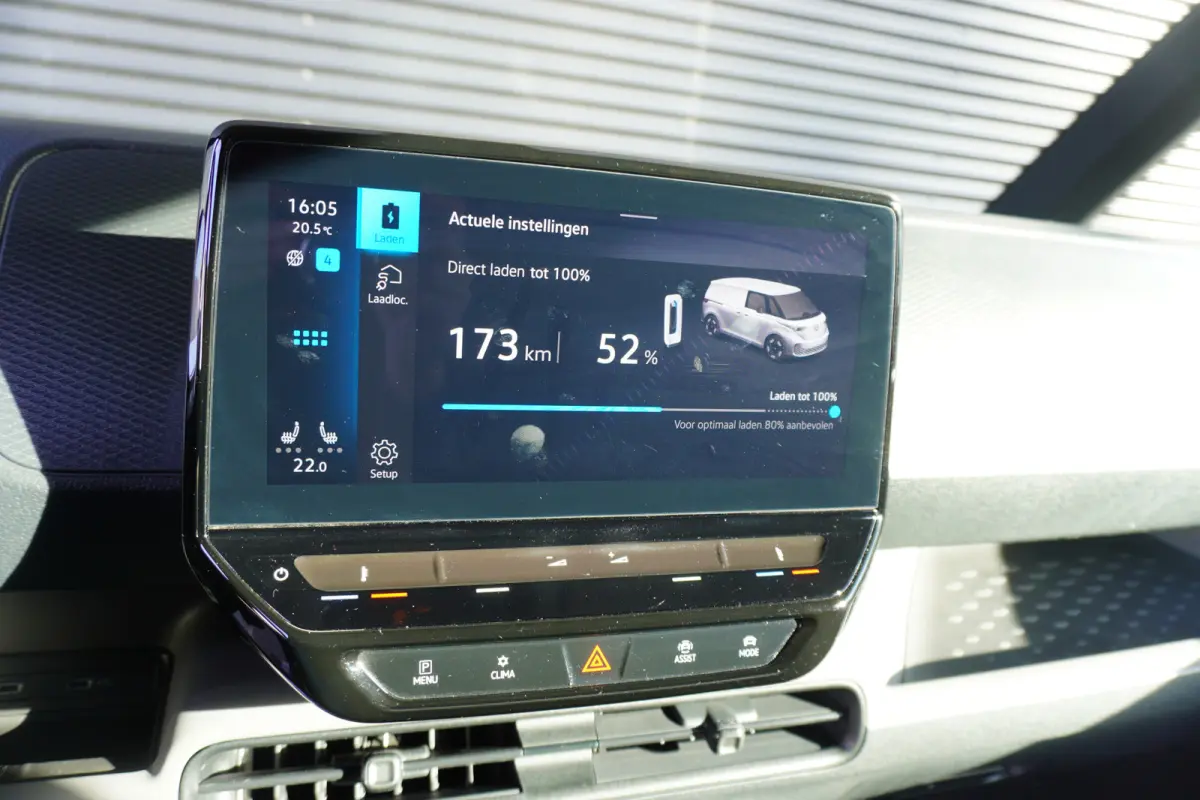 77 kWh 2x Schuifdeur Achterdeuren Apple Carplay 19" Velgen Camera Parkeersensoren 2-Zits Cruise control