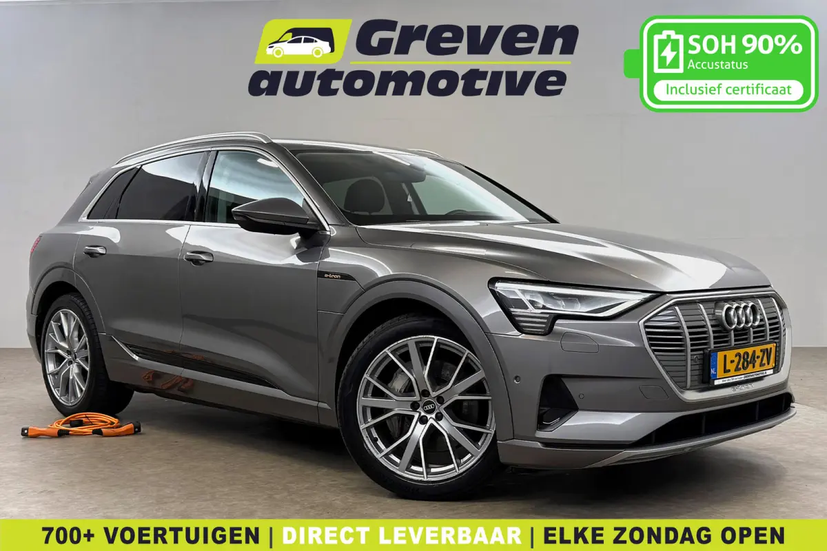 55 quattro Advanced edition 95 kWh | Snelladen | SOH 90% | Luchtvering | Virtual | Memory | Clima | Trekhaak | Keyless | LED