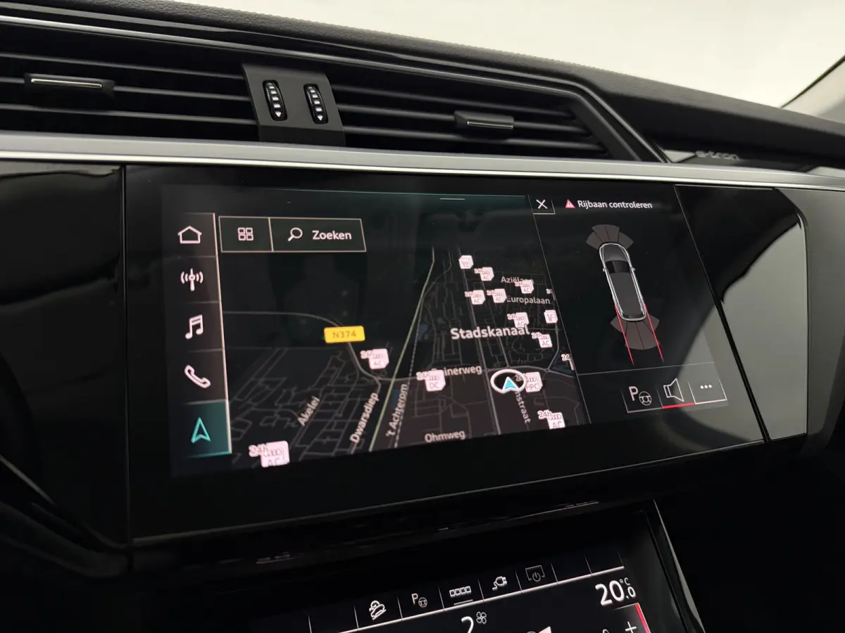 55 quattro Advanced edition 95 kWh | Snelladen | SOH 90% | Luchtvering | Virtual | Memory | Clima | Trekhaak | Keyless | LED