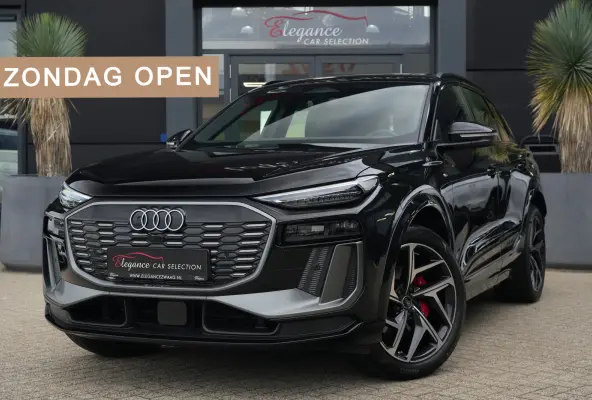 S edition quattro 100 kWh | 428 PK | Panoramadak | Trekhaak | 360 camera | Audi Q6 e-tron S edition quattro met 428 PK en een volledig elektrische aandrijflijn met 100 kWh accupakket en quat