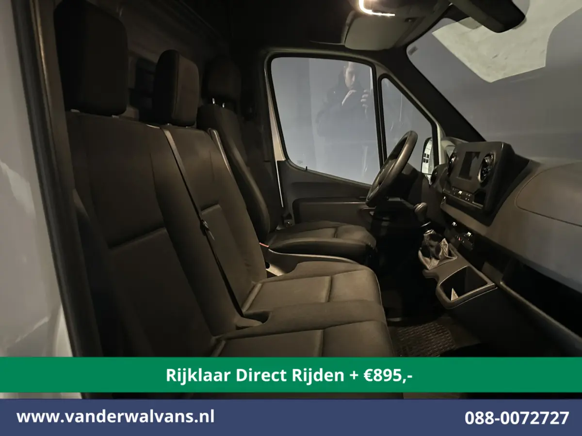 317 CDI 170pk L3H2 Euro6 *Rijklaar Direct Rijden* Airco | Camera | Apple Carplay | Cruisecontrol | Chauffeursstoel Android Auto, Stoelverwarming, Bijrijdersbank