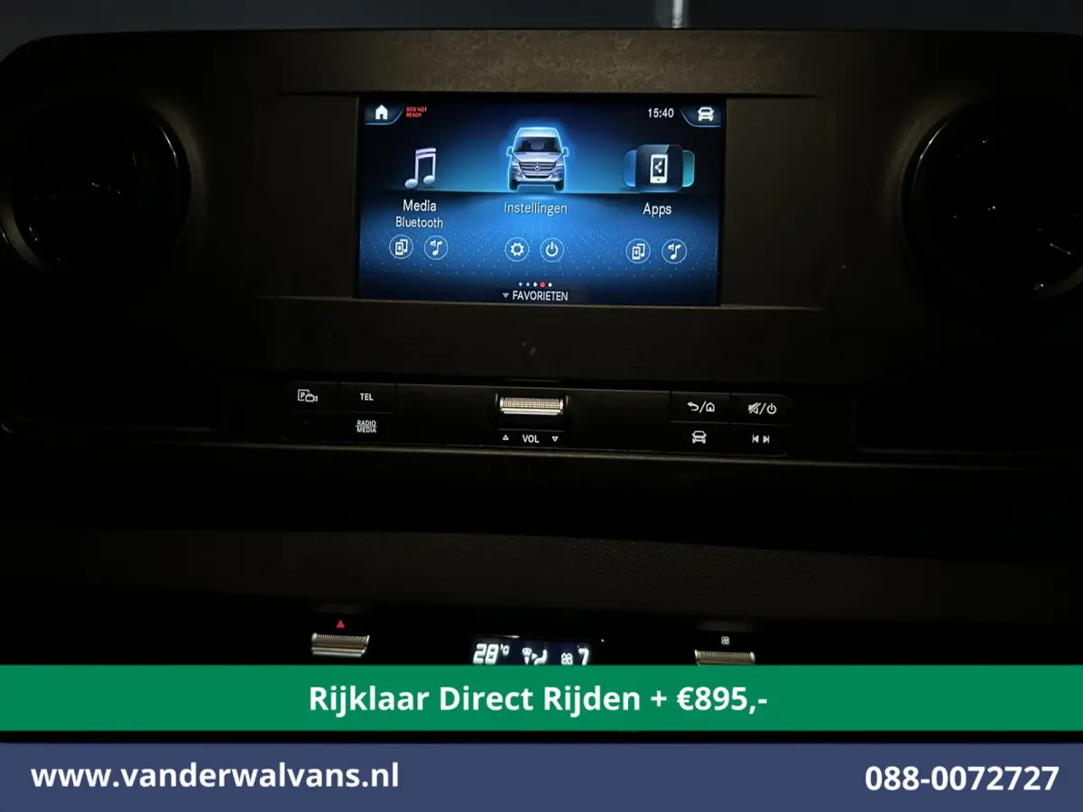 317 CDI 170pk L3H2 Euro6 *Rijklaar Direct Rijden* Airco | Camera | Apple Carplay | Cruisecontrol | Chauffeursstoel Android Auto, Stoelverwarming, Bijrijdersbank