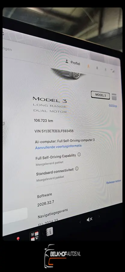 Long Range AWD 75 kWh FSD Pano Leer Soh 90%