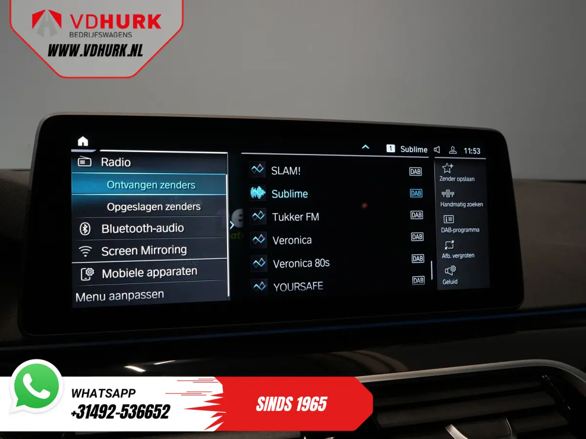 530e Hybrid 292 pk/ M-Sport & Shadow pak/ Garantie/ Onderhoud/ Pano/ Laser/ HUD/ H&K/ Leer/ Stoelverw./ Carplay/ Navi/ Clima/ Camera/ Trekhaak/ Alarm/ 20"