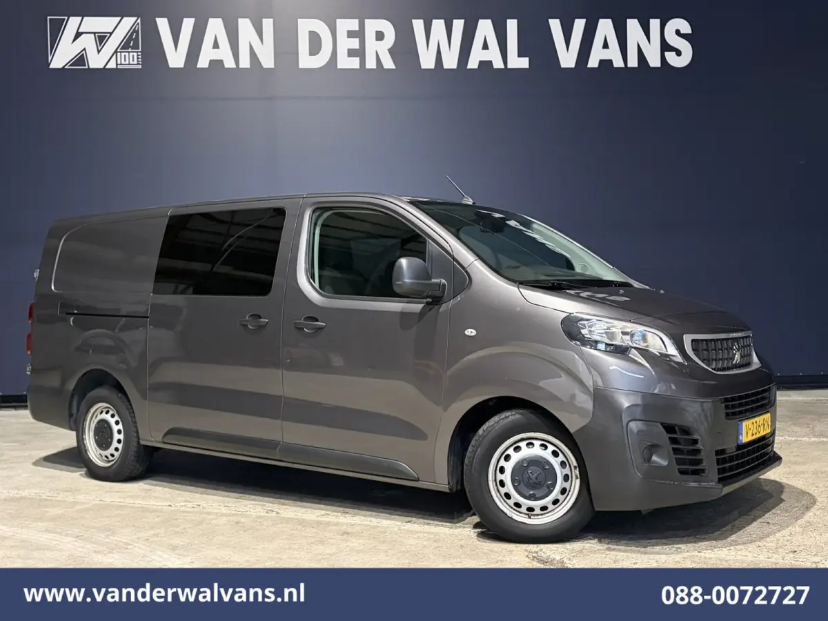 2.0 BlueHDI 123pk L3H1 Dubbele Cabine Euro6 Airco | 5-Zits | 2500kg Trekhaak Cruisecontrol, Parkeersensoren