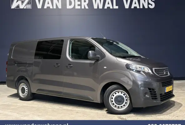 2.0 BlueHDI 123pk L3H1 Dubbele Cabine Euro6 Airco | 5-Zits | 2500kg Trekhaak Cruisecontrol, Parkeersensoren