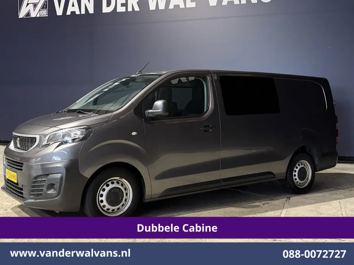 2.0 BlueHDI 123pk L3H1 Dubbele Cabine Euro6 Airco | 5-Zits | 2500kg Trekhaak Cruisecontrol, Parkeersensoren