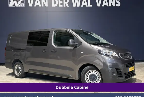 2.0 BlueHDI 123pk L3H1 Dubbele Cabine Euro6 Airco | 5-Zits | 2500kg Trekhaak Cruisecontrol, Parkeersensoren