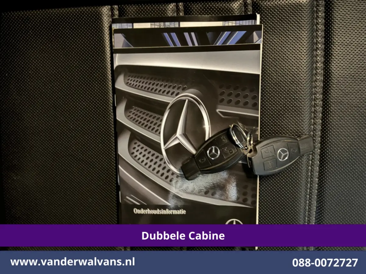 116 CDI 164pk L2H1 Dubbele cabine Automaat Euro6 Airco | 5-Zits | Camera | 2x Zijdeur | LED | Apple Carplay 2500kg Trekhaak, Cruisecontrol, Android Auto, Lederen Bekleding, Parkeersensoren