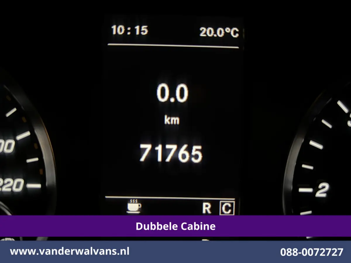 116 CDI 164pk L2H1 Dubbele cabine Automaat Euro6 Airco | 5-Zits | Camera | 2x Zijdeur | LED | Apple Carplay 2500kg Trekhaak, Cruisecontrol, Android Auto, Lederen Bekleding, Parkeersensoren