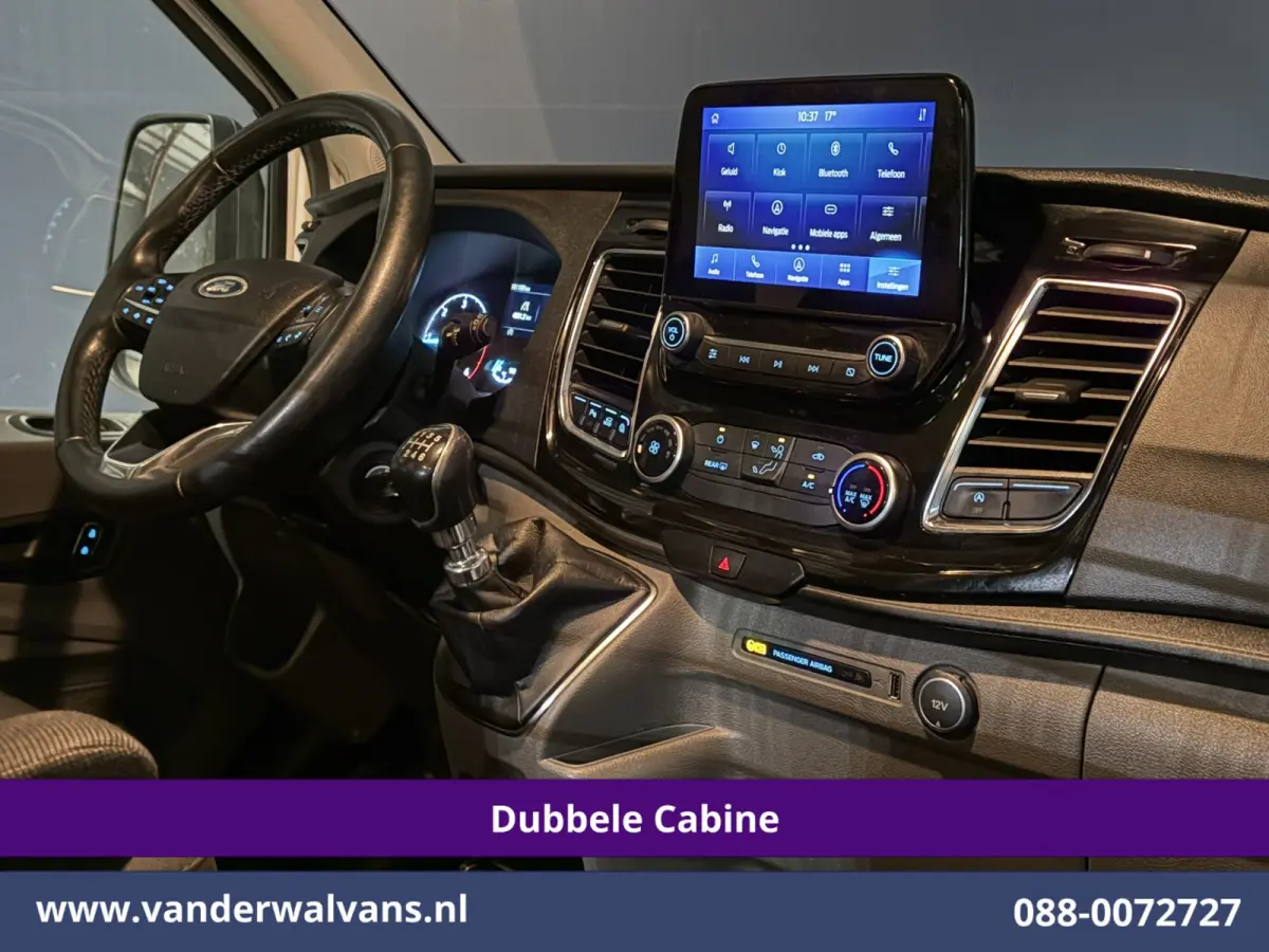 2.0 TDCI 131pk L3H2 Dubbele Cabine Euro6 Airco | 5-Zits | Navigatie | LED | Apple Carplay Cruisecontrol, Android Auto, Parkeersensoren