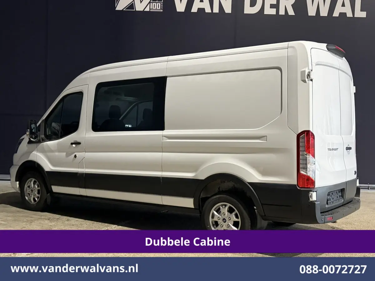 2.0 TDCI 131pk L3H2 Dubbele Cabine Euro6 Airco | 5-Zits | Navigatie | LED | Apple Carplay Cruisecontrol, Android Auto, Parkeersensoren