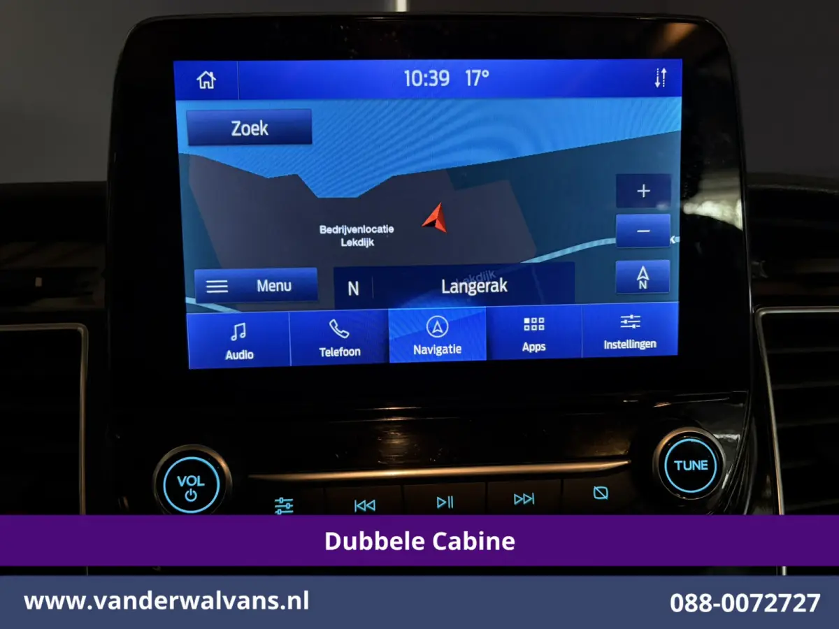 2.0 TDCI 131pk L3H2 Dubbele Cabine Euro6 Airco | 5-Zits | Navigatie | LED | Apple Carplay Cruisecontrol, Android Auto, Parkeersensoren
