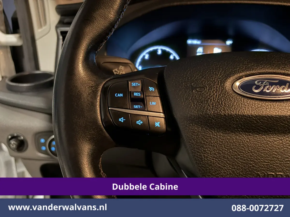2.0 TDCI 131pk L3H2 Dubbele Cabine Euro6 Airco | 5-Zits | Navigatie | LED | Apple Carplay Cruisecontrol, Android Auto, Parkeersensoren