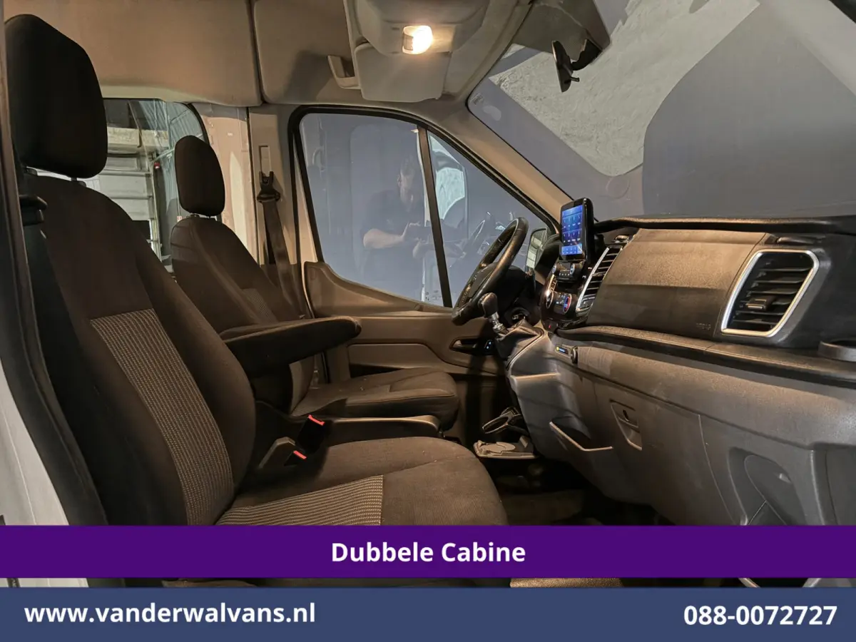 2.0 TDCI 131pk L3H2 Dubbele Cabine Euro6 Airco | 5-Zits | Navigatie | LED | Apple Carplay Cruisecontrol, Android Auto, Parkeersensoren