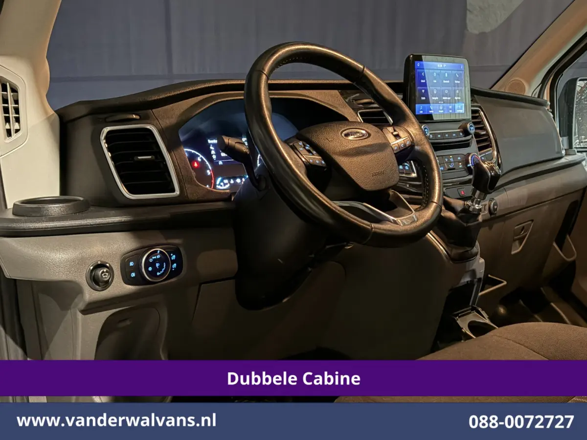 2.0 TDCI 131pk L3H2 Dubbele Cabine Euro6 Airco | 5-Zits | Navigatie | LED | Apple Carplay Cruisecontrol, Android Auto, Parkeersensoren